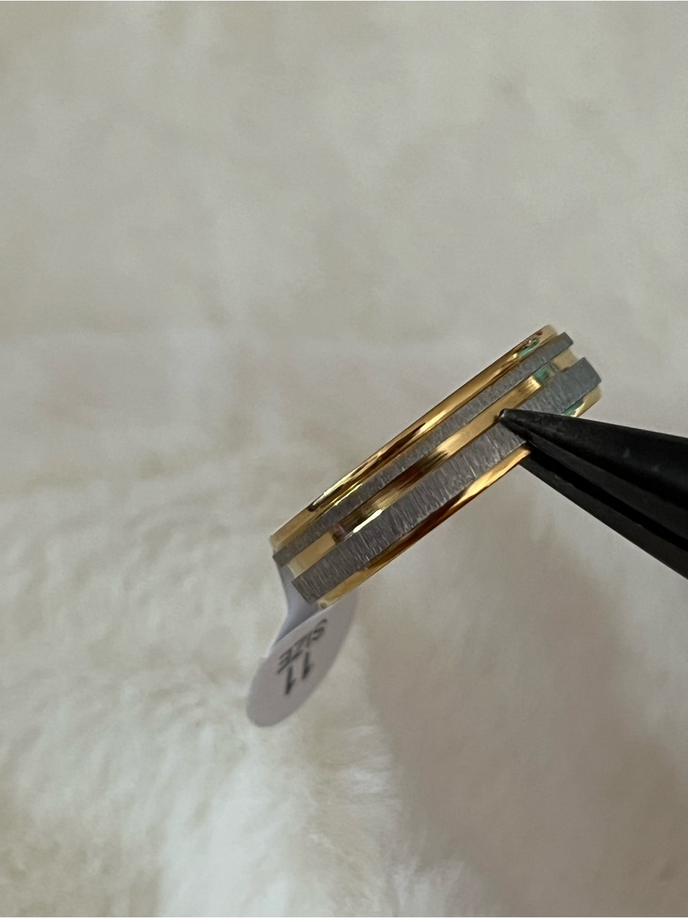Stacked Two-Tone Metal Rings - Gold & Silver